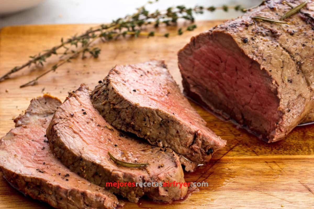 Cómo preparar Lomo de Res a las Finas Hierbas en la Freidora de Aire-2