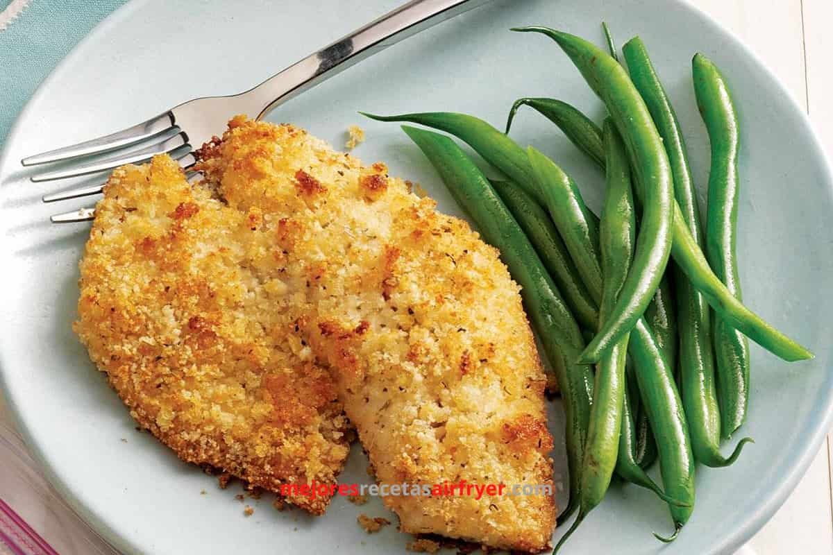 Cómo preparar Milanesa de Tilapia Apanada en la Freidora de Aire
