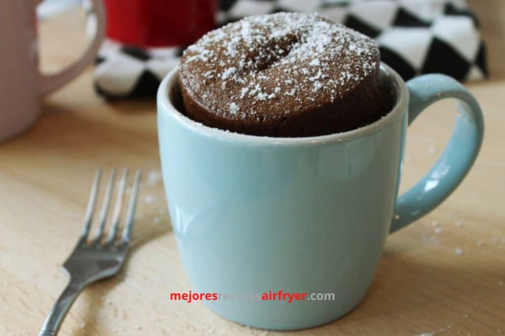 Cómo preparar Mug Cake en la Freidora de Aire-1
