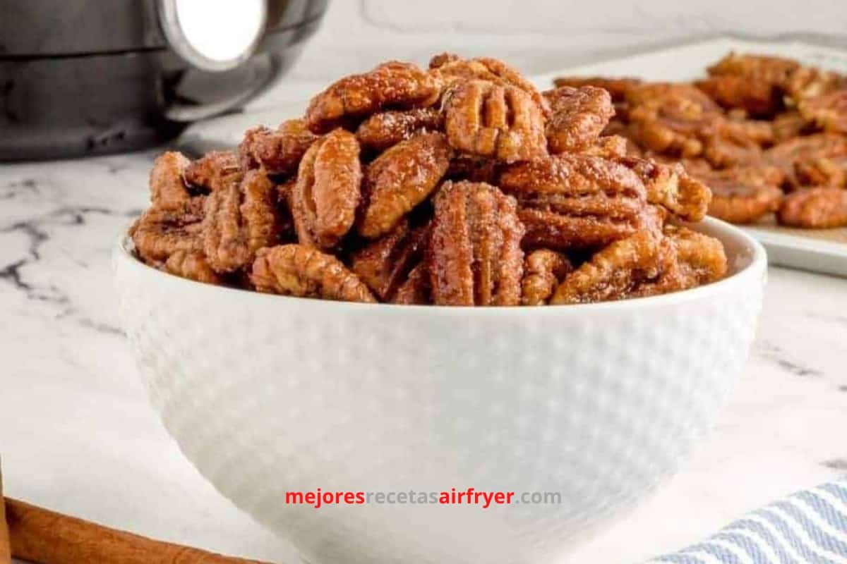 Receta de Nueces Confitadas en la Freidora de Aire 3 Cómo preparar Nueces Confitadas en la Freidora de Aire-2