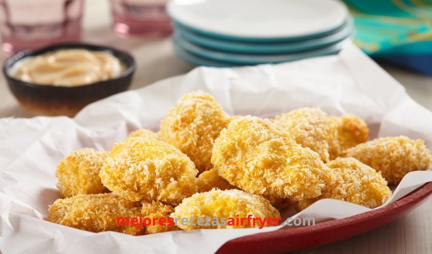 Receta Nuggets de Pollo en la Freidora de Aire 3 Cómo preparar Nuggets de Pollo en la Freidora de Aire