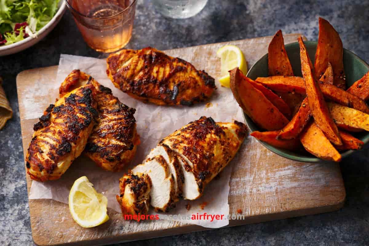 Cómo preparar POLLO a la Mejorana en la Freidora de Aire-2