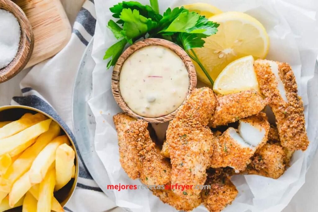 Cómo preparar Palitos de Pescado Apanado en la Freidora de Aire