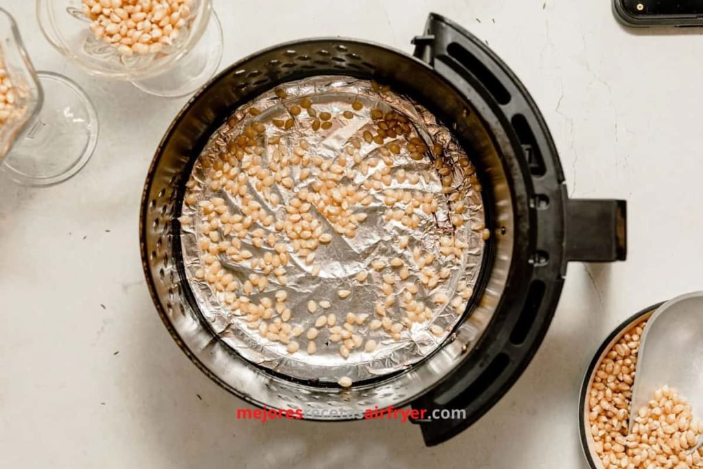 Palomitas de Maíz en la Freidora de Aire 2 Cómo preparar Palomitas de Maíz en la Freidora de Aire-1