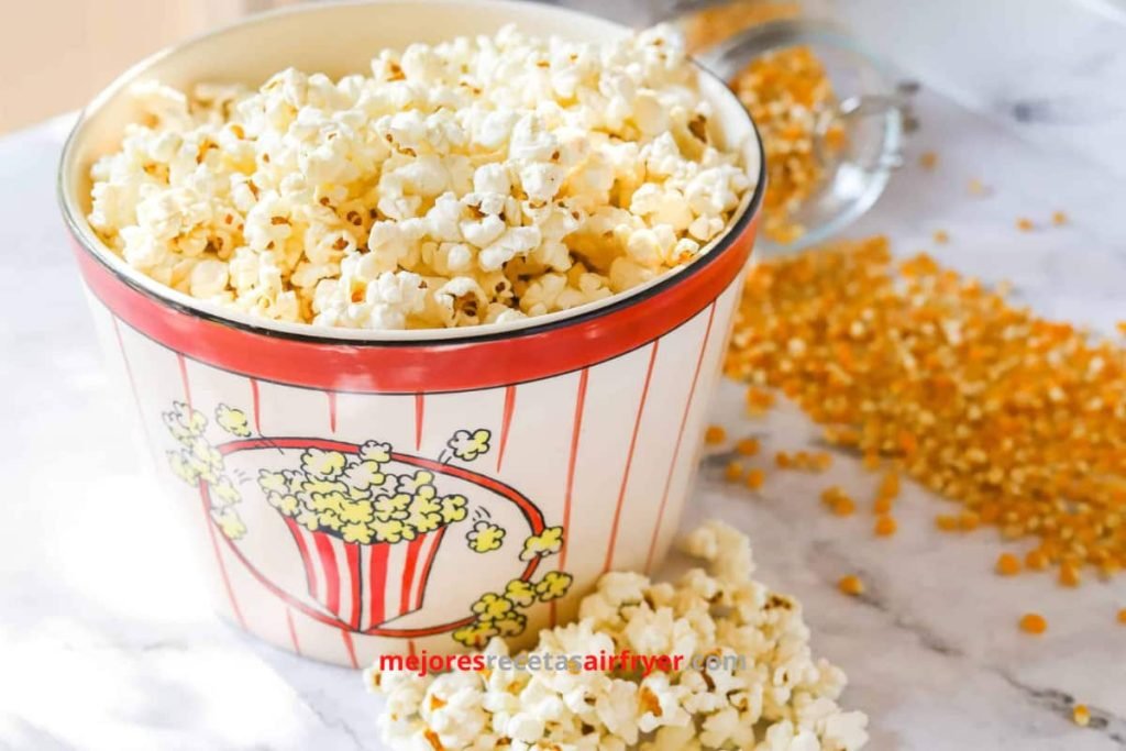 Palomitas de Maíz en la Freidora de Aire 4 Cómo preparar Palomitas de Maíz en la Freidora de Aire-3