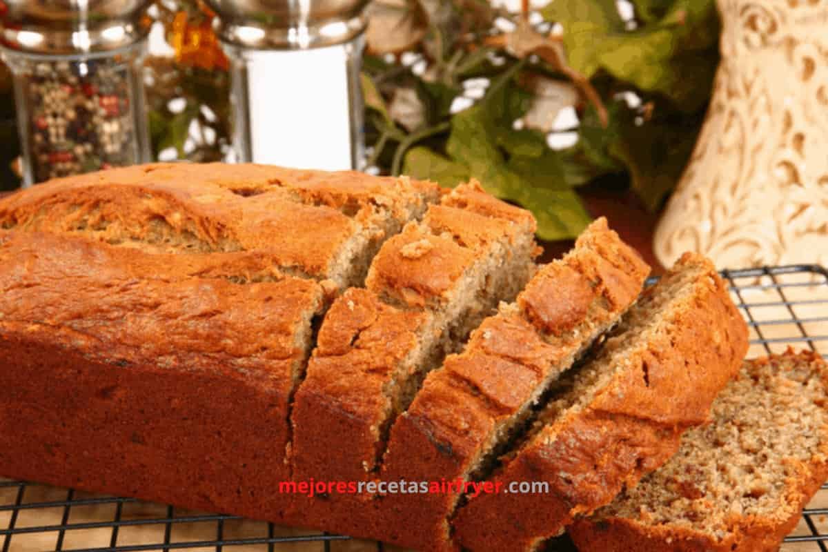 Pan de Banano en la Freidora de Aire 3 Cómo preparar Pan de Banano en la Freidora de Aire-2