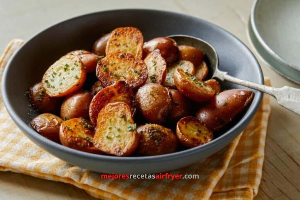 Receta de Papas Baby con Romero y Ajo en la Freidora de Aire 2 Cómo preparar Papas Baby con Romero y Ajo en la Freidora de Aire