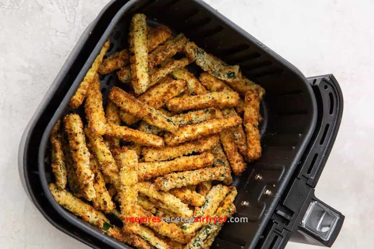 Papas Fritas de Calabacín en la Air Fryer 2 Cómo preparar Papas Fritas De Calabacín en la Air Fryer-1