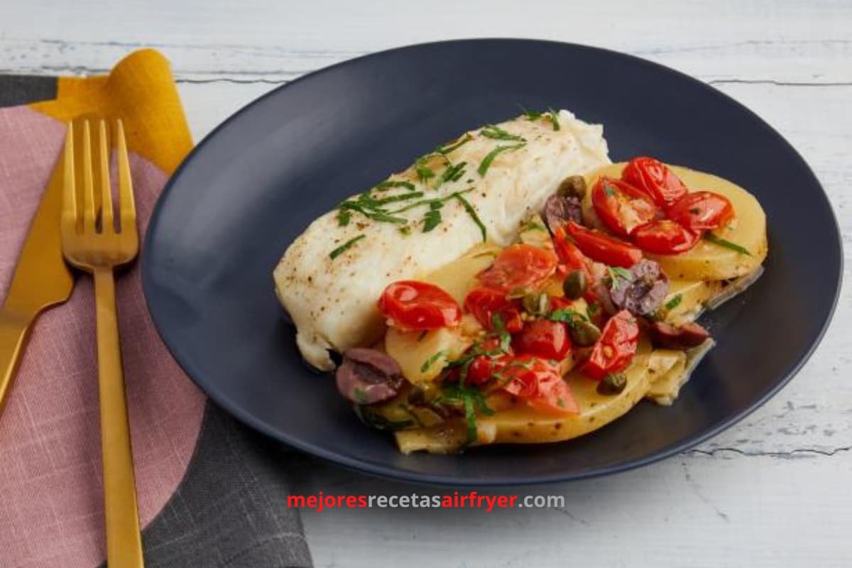 Cómo preparar Pargo Rojo al Papillote en la freidora de aire-1