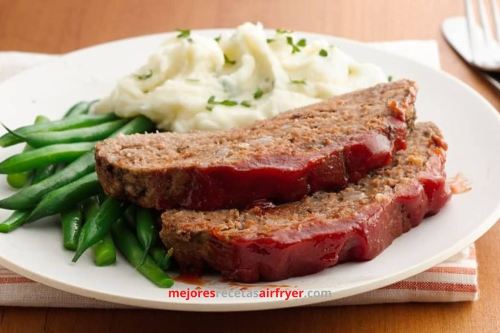 Receta de Pastel de Carne en la Freidora de Aire 4 Cómo preparar Pastel de Carne en la Freidora de Aire-3