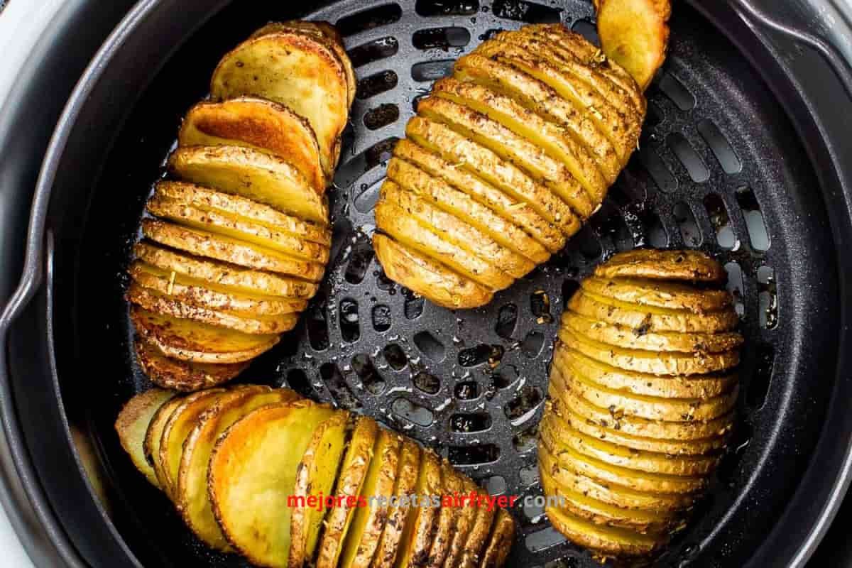 Receta de Patatas Hasselback en la Freidora de Aire 2 Cómo preparar Patatas Hasselback en la Freidora de Aire-1
