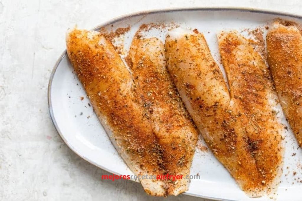 Cómo preparar Pescado ennegrecido con tartar de lima en la Freidora de Aire-1