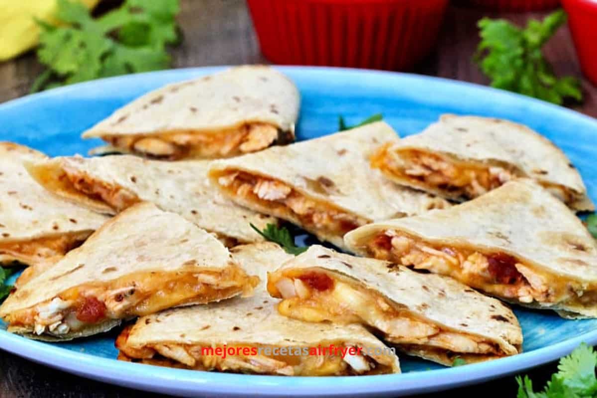 Cómo preparar Quesadillas de Pollo en la Freidora de Aire-5
