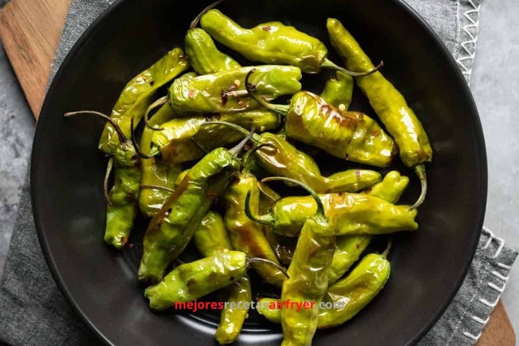 Receta de Pimientos Shishito en la Freidora de Aire 3 Cómo preparar Receta de Pimientos Shishito en la Freidora de Aire-3