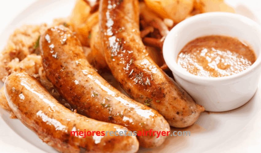 Cómo preparar Salchichas con Salsa de Cerveza en la Freidora de Aire