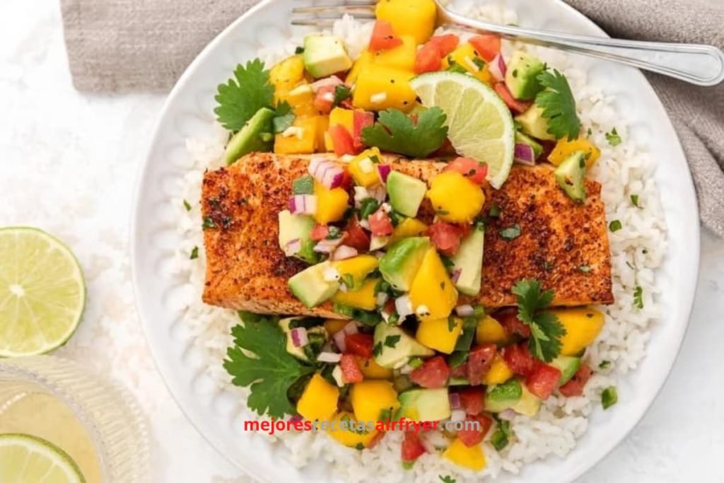 Cómo preparar Salmón con Chile y Lima en la Freidora de Aire-2