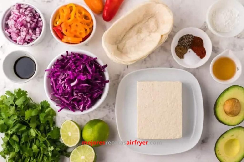 Cómo preparar Tacos de Tofu en la Freidora de Aire-2