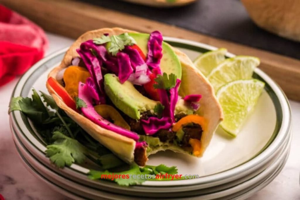 Cómo preparar Tacos de Tofu en la Freidora de Aire-4