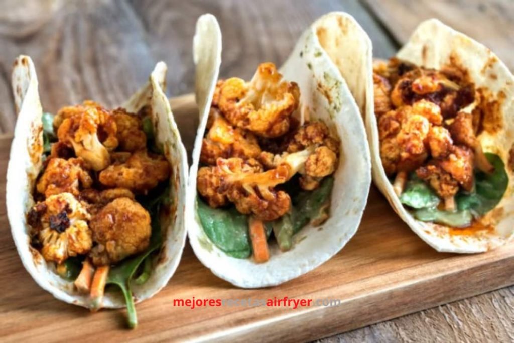 Cómo preparar Tacos de coliflor asada con freidora de aire-2