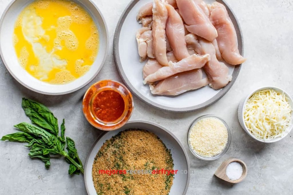 Cómo preparar Tiras De Pollo A La Parmesana en la Freidora de Aire-2