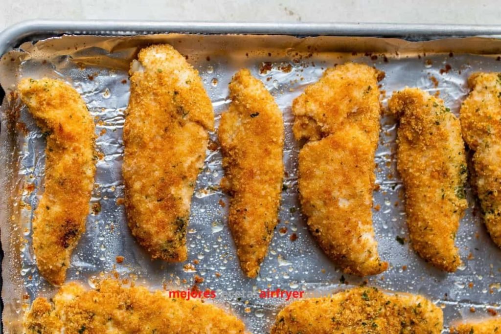 Cómo preparar Tiras De Pollo A La Parmesana en la Freidora de Aire-3