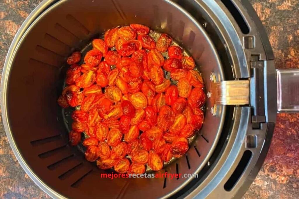 Deliciosos Tomates Cherry Asados en la Freidora de Aire 2 Cómo preparar Tomates Cherry Asados en la Freidora de Aire