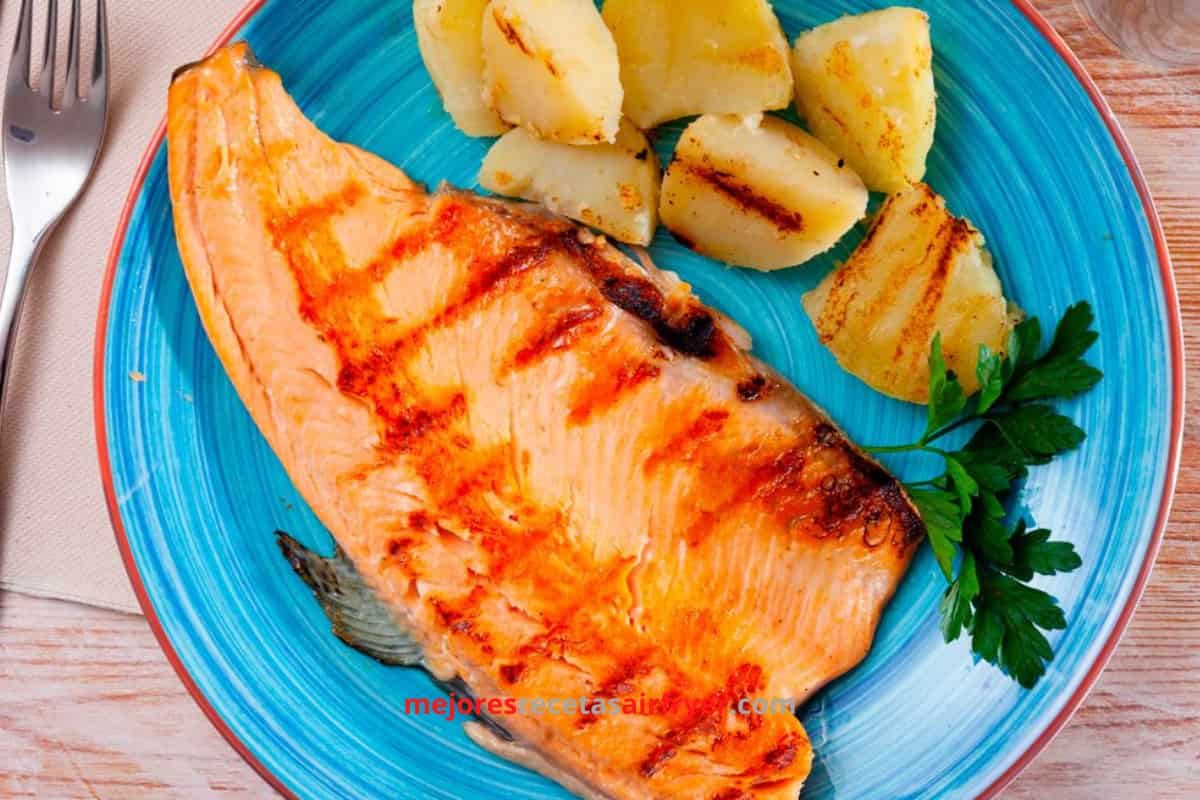 Cómo preparar Trucha al Eneldo en la Freidora de Aire-2