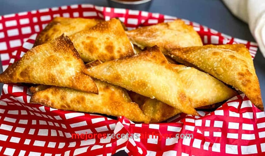Wontons de Carne de Res en la Freidora de Aire 3 Cómo preparar Wontons de Carne de Res en la Freidora de Aire