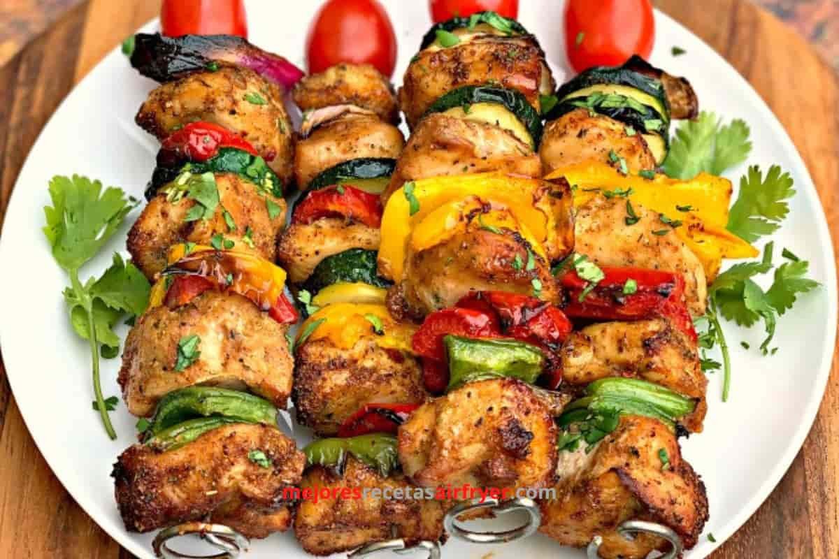Cómo preparar Yakitori de Pollo en la Freidora de Aire-1