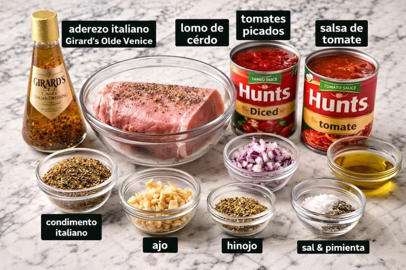 Cómo preparar cerdo desmenuzado italiano1