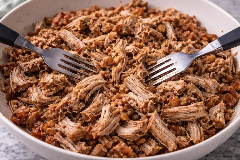Cómo preparar cerdo desmenuzado italiano8