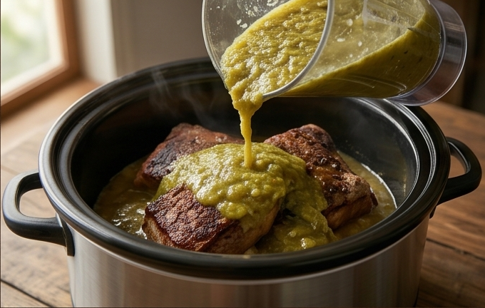 Cómo preparar chile verde paso a paso2