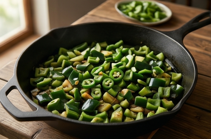 Cómo preparar chile verde paso a paso5