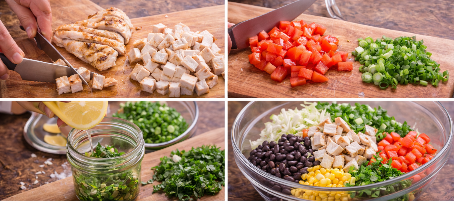 Cómo preparar esta ensalada paso a paso2