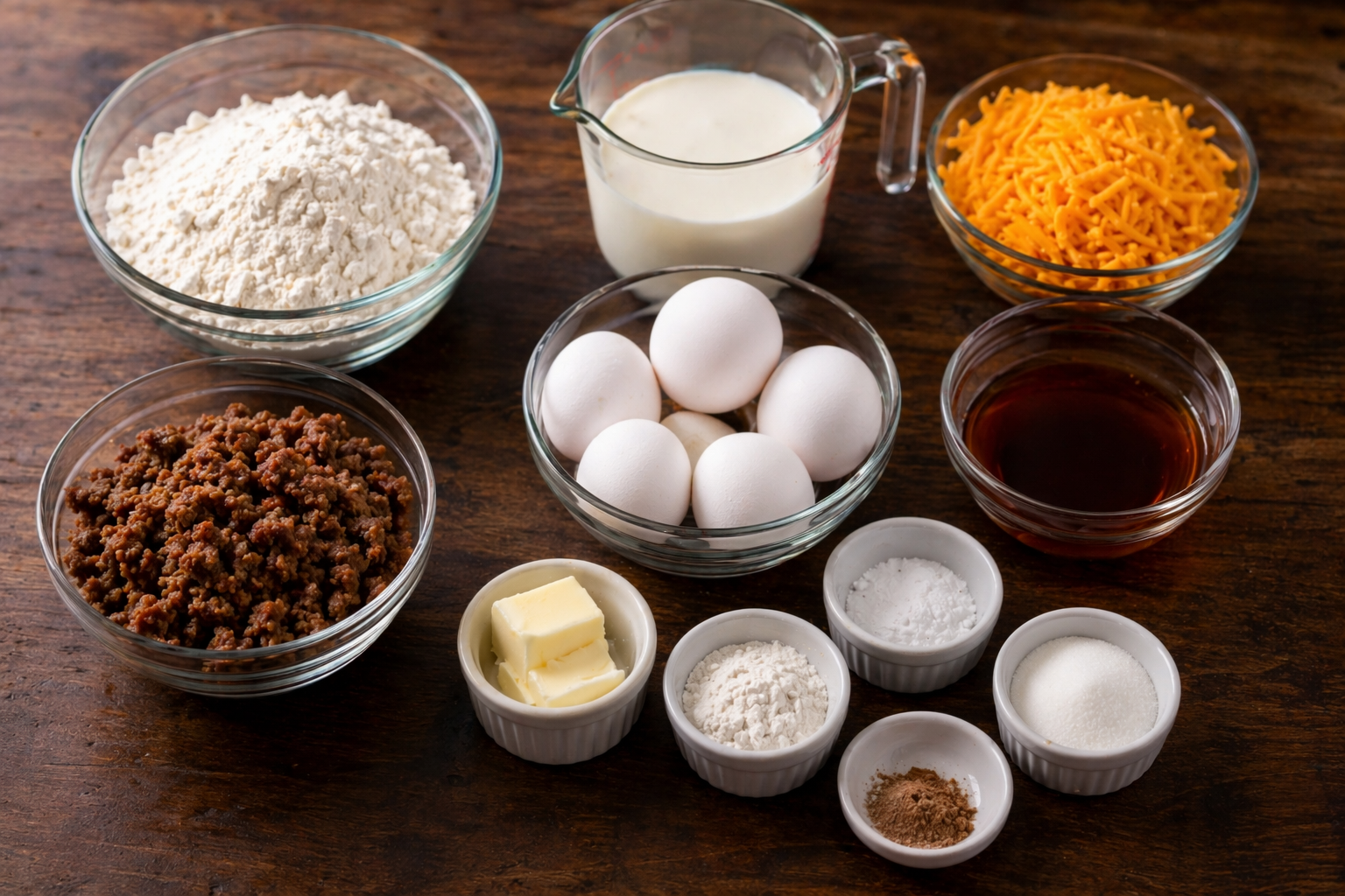 Lasaña con salchichas y bechamel: un desayuno irresistible