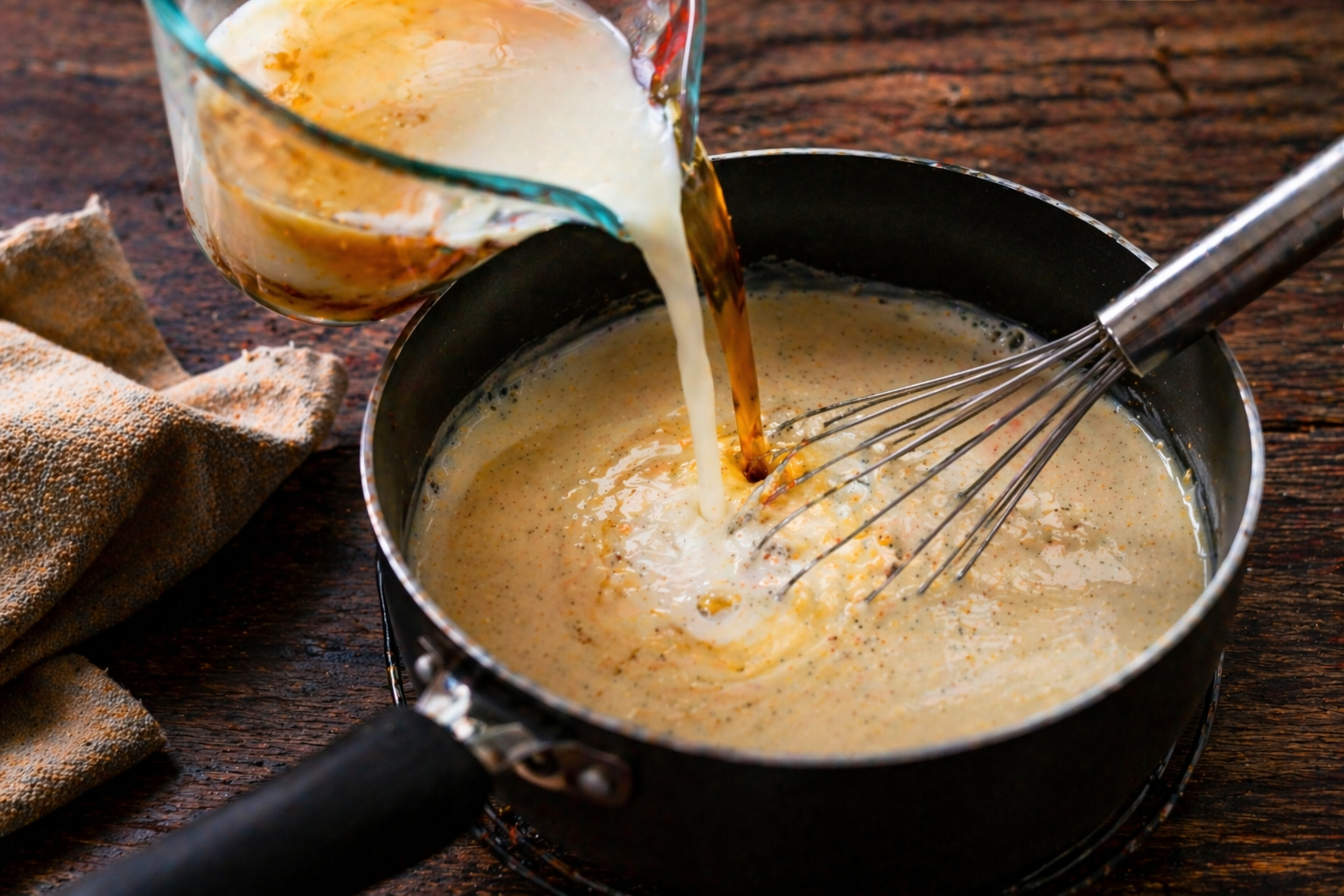 Lasaña con salchichas y bechamel: un desayuno irresistible