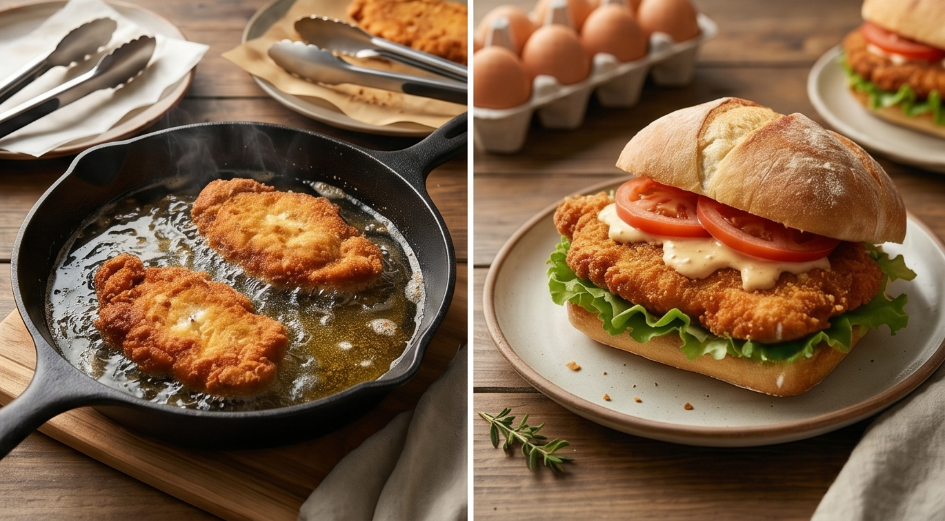 Cómo preparar estos sándwiches crujientes paso a paso1
