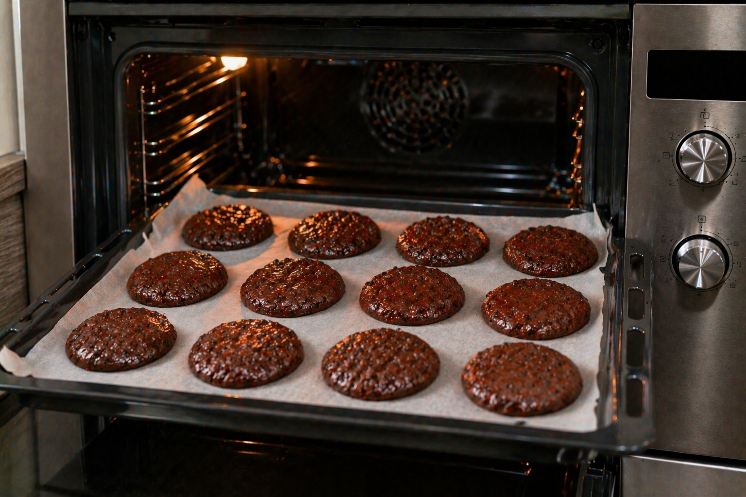 Cómo preparar galletas de chocolate sin harina paso a paso7