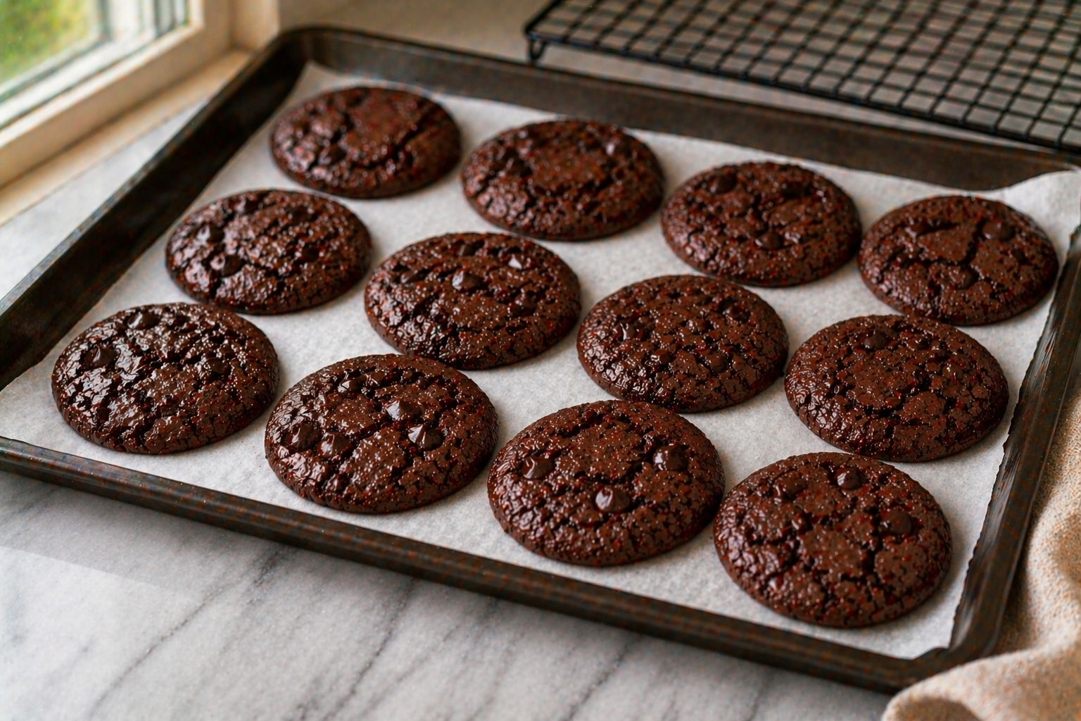 Cómo preparar galletas de chocolate sin harina paso a paso8