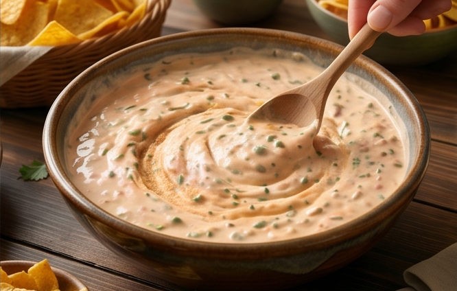 Salsa mexicana de crema agria fácil y cremosa 7 Cómo preparar la salsa mexicana paso a paso3