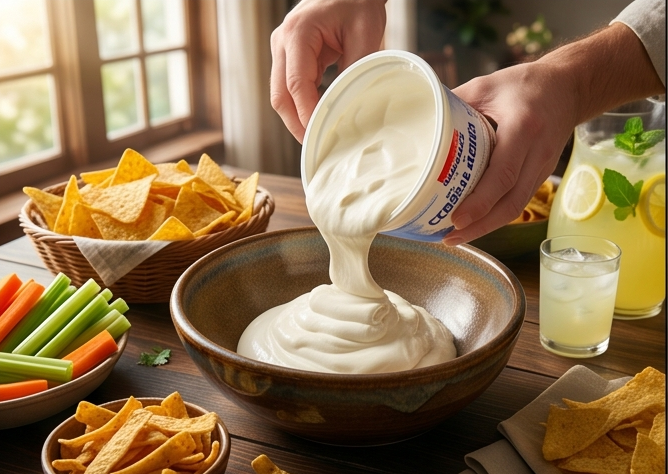Salsa mexicana de crema agria fácil y cremosa 2 Cómo preparar la salsa mexicana paso a paso8