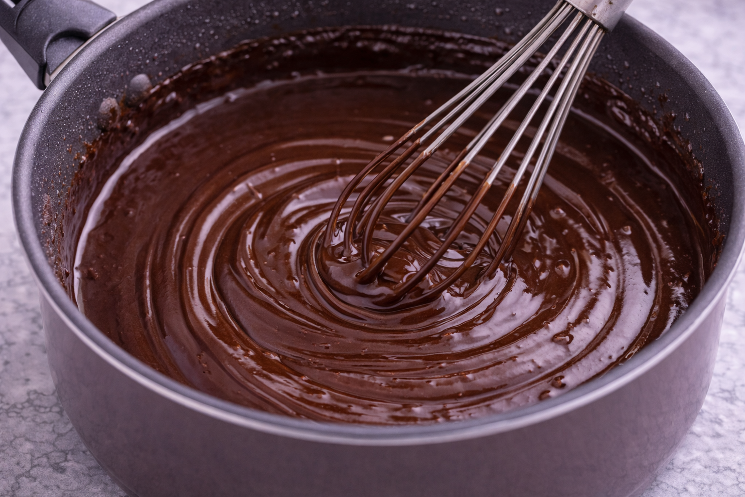 Cómo preparar la tarta de queso con chocolate6