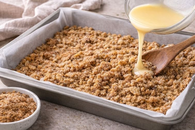 Cómo preparar las barras hello dolly3