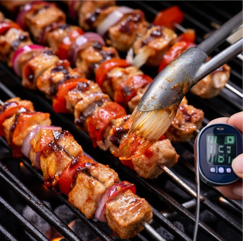 Cómo preparar las brochetas de cerdo agridulce1