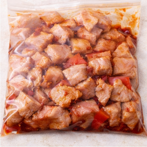 Cómo preparar las brochetas de cerdo agridulce4