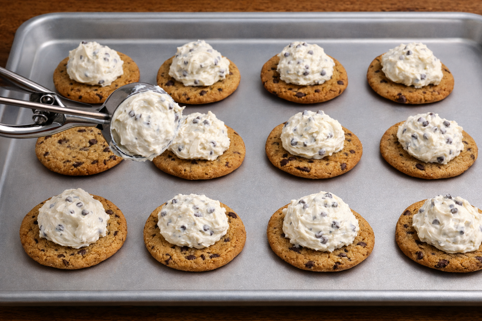 Cómo preparar las galletas sándwich de cheesecake4