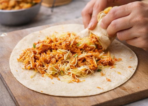 Cómo preparar los taquitos de pollo búfalo paso a paso3