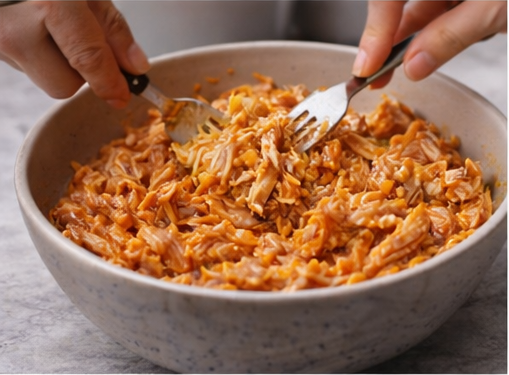 Cómo preparar los taquitos de pollo búfalo paso a paso4