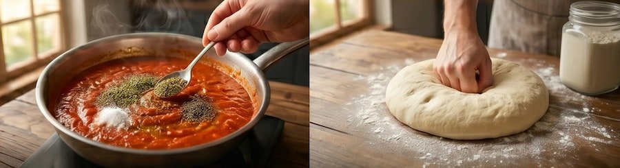 Cómo preparar nudos de pepperoni paso a paso4