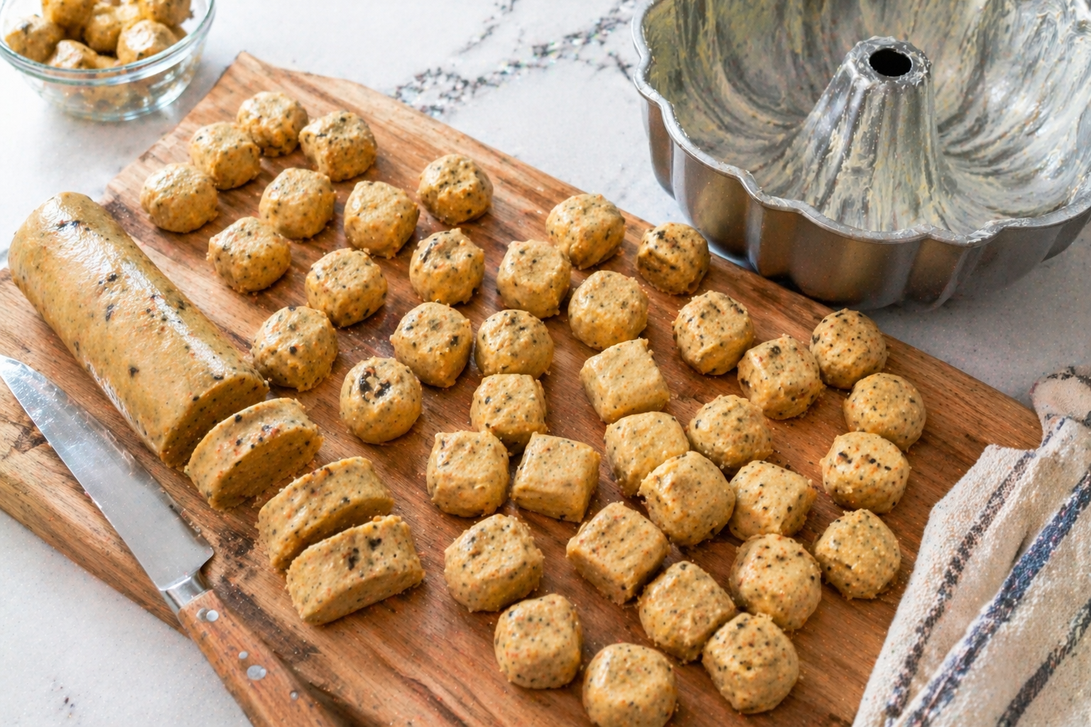 Cómo preparar pan de mono con especias de calabaza3